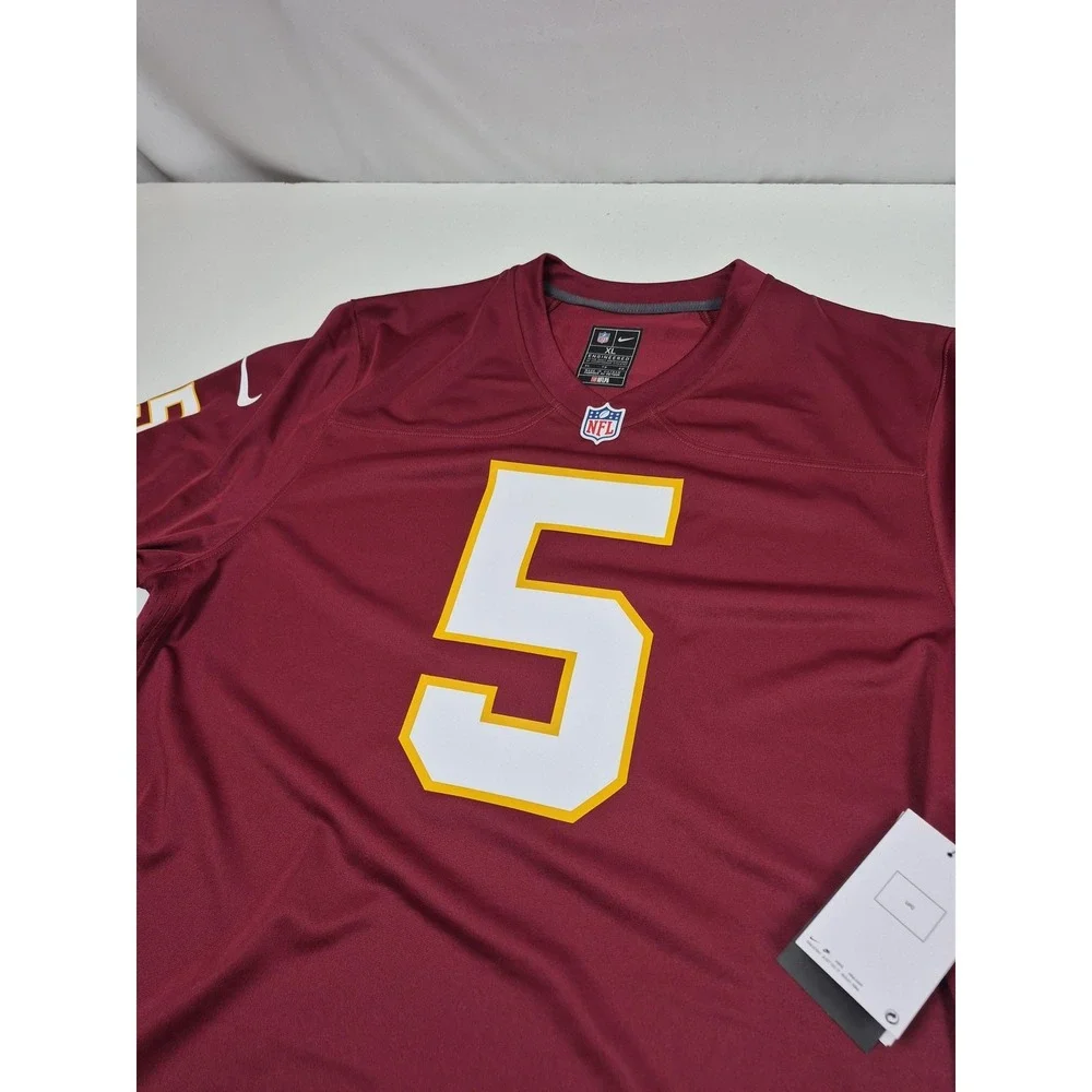 Washington Commanders Football Jersey Mens XL Red NFL Nike Jayden Daniels 5